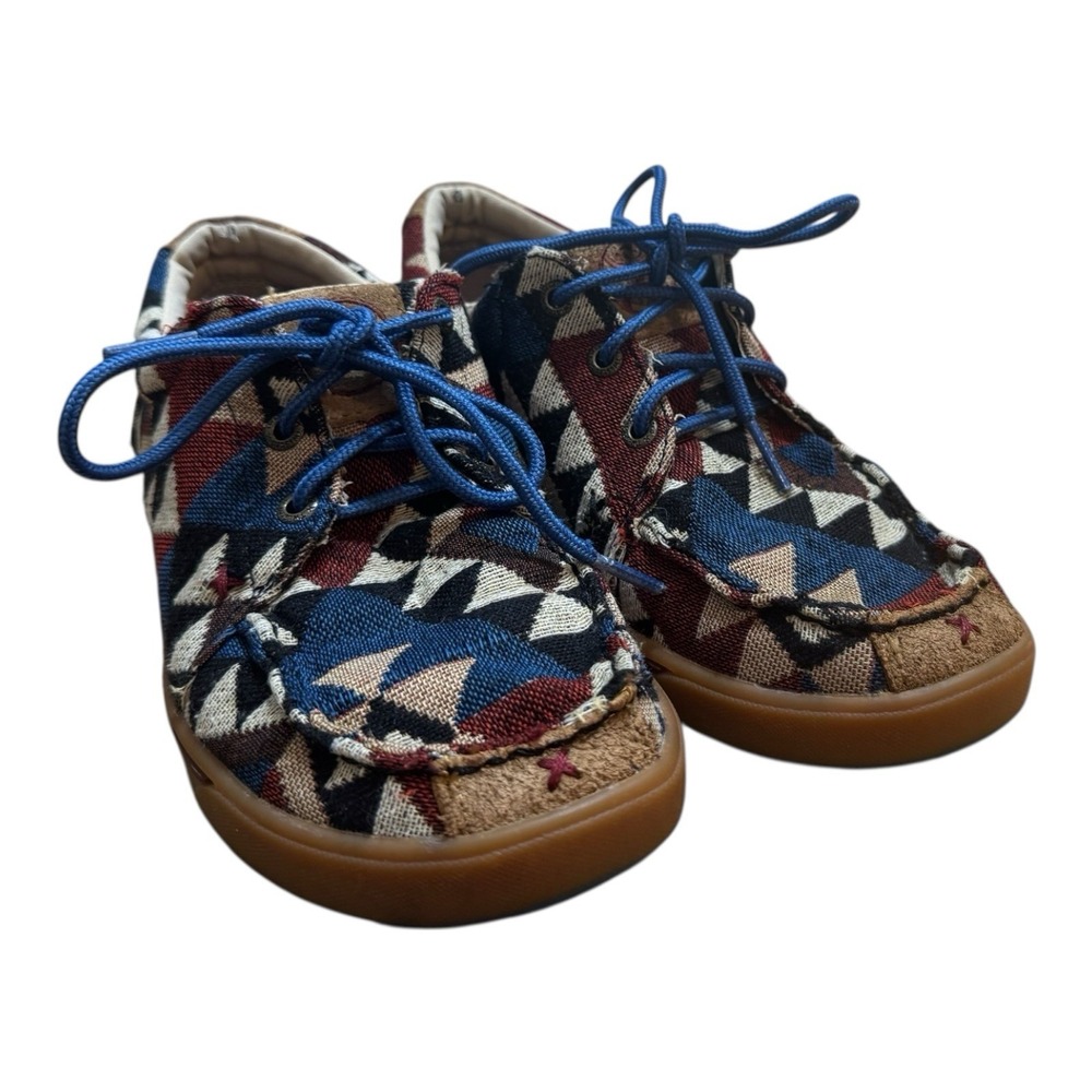 Twisted X Hooey Lopers‎ Aztec Geometric Pattern Sneakers Boho Western🤠Cowgirl 7 - Picture 4 of 8